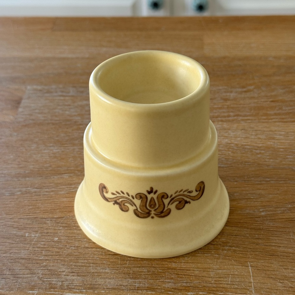 Vintage Pfaltzgraff Village Hurricane Lamp Base